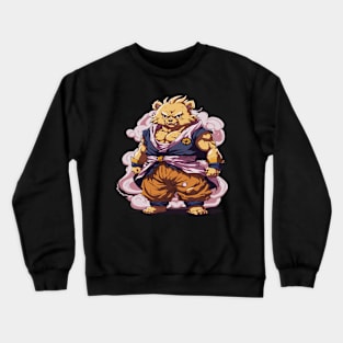 Mighty bear anime version Crewneck Sweatshirt